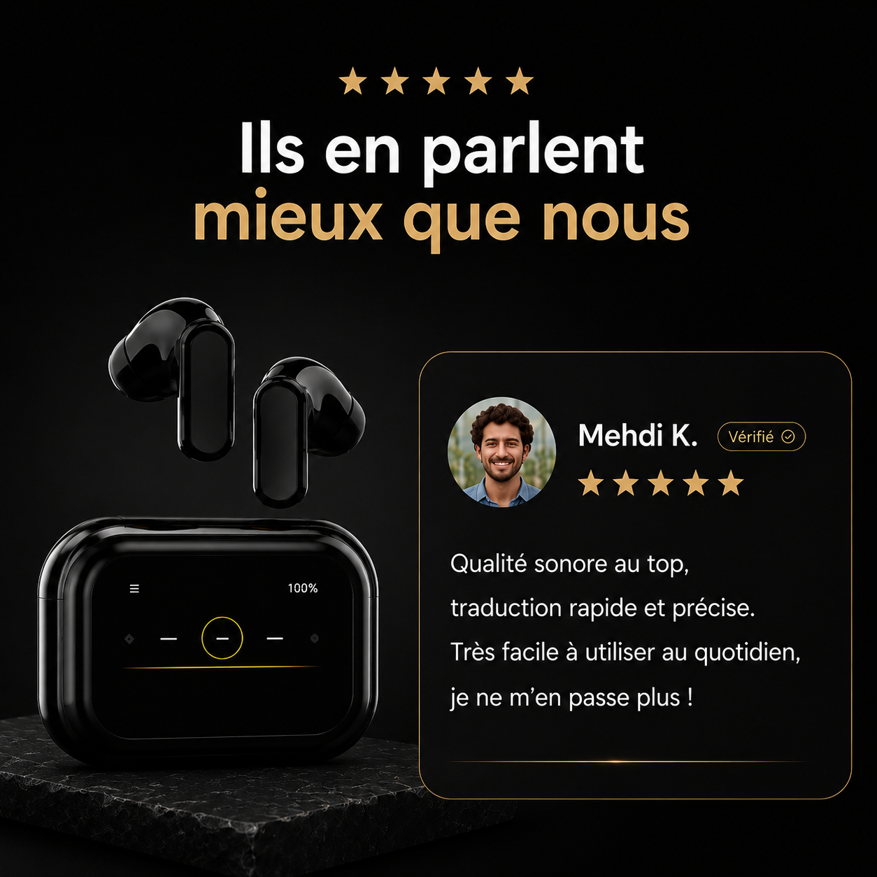Écouteurs IA Traducteurs Instantanés