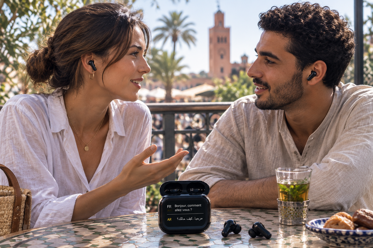 Auriculares traductores de francés a árabe: ¿cómo comunicarse en tiempo real?